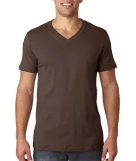3005 Bella Canvas Unisex V-Neck Jersey Tee Brown