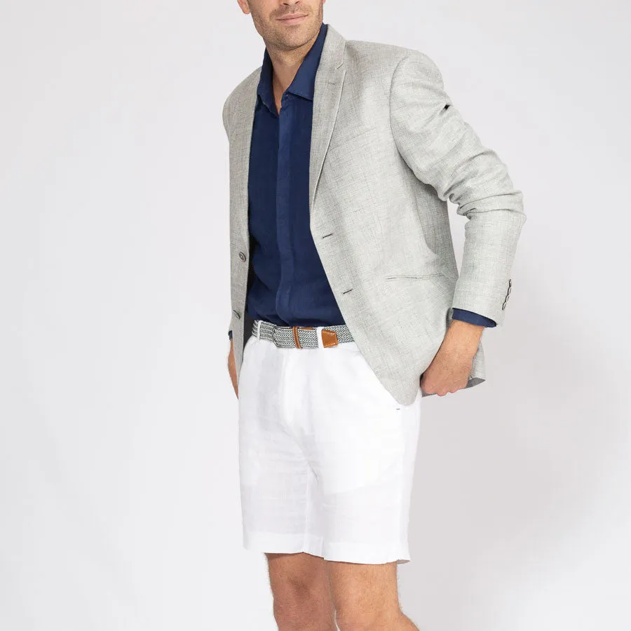 Antigua – Classic linen shirt French Navy