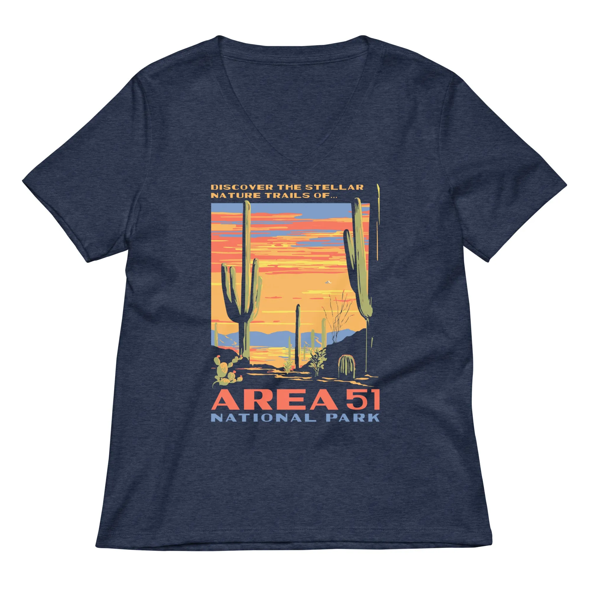 Area 51 National Park Women's V-Neck Tee