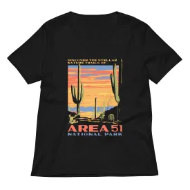 Area 51 National Park Women's V-Neck Tee