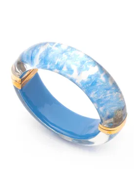 Bangle in Blue Coral