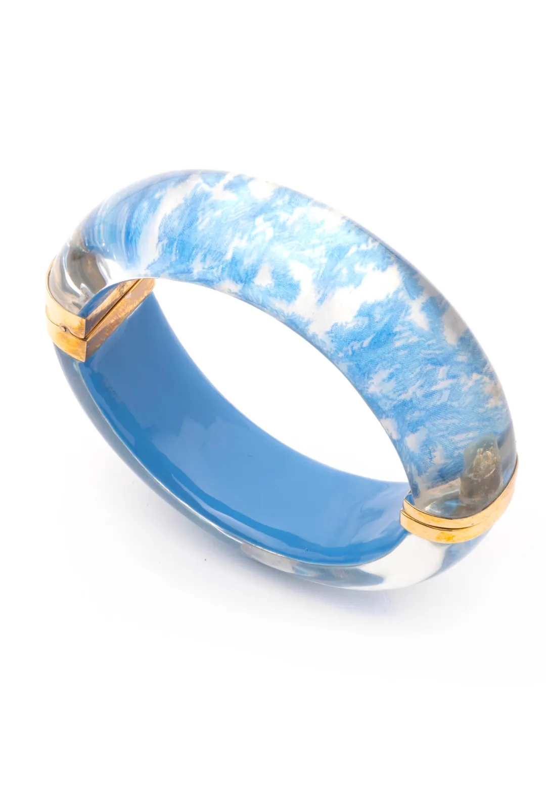 Bangle in Blue Coral