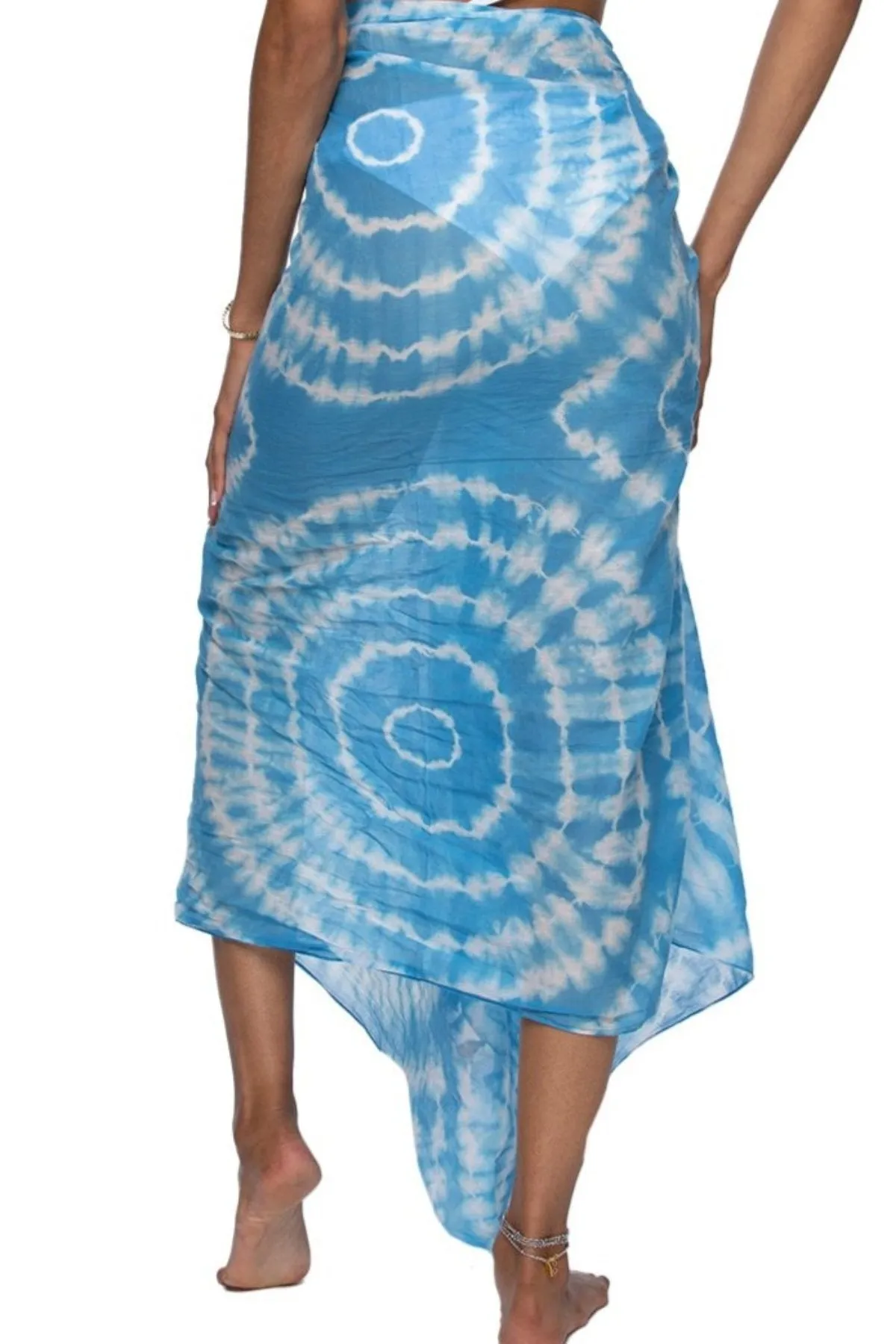 Beachy Breeze Tie Dye Cotton Wrap Sarong