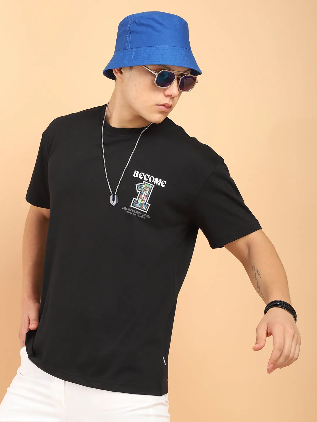Become One Oversized Black T-Shirt