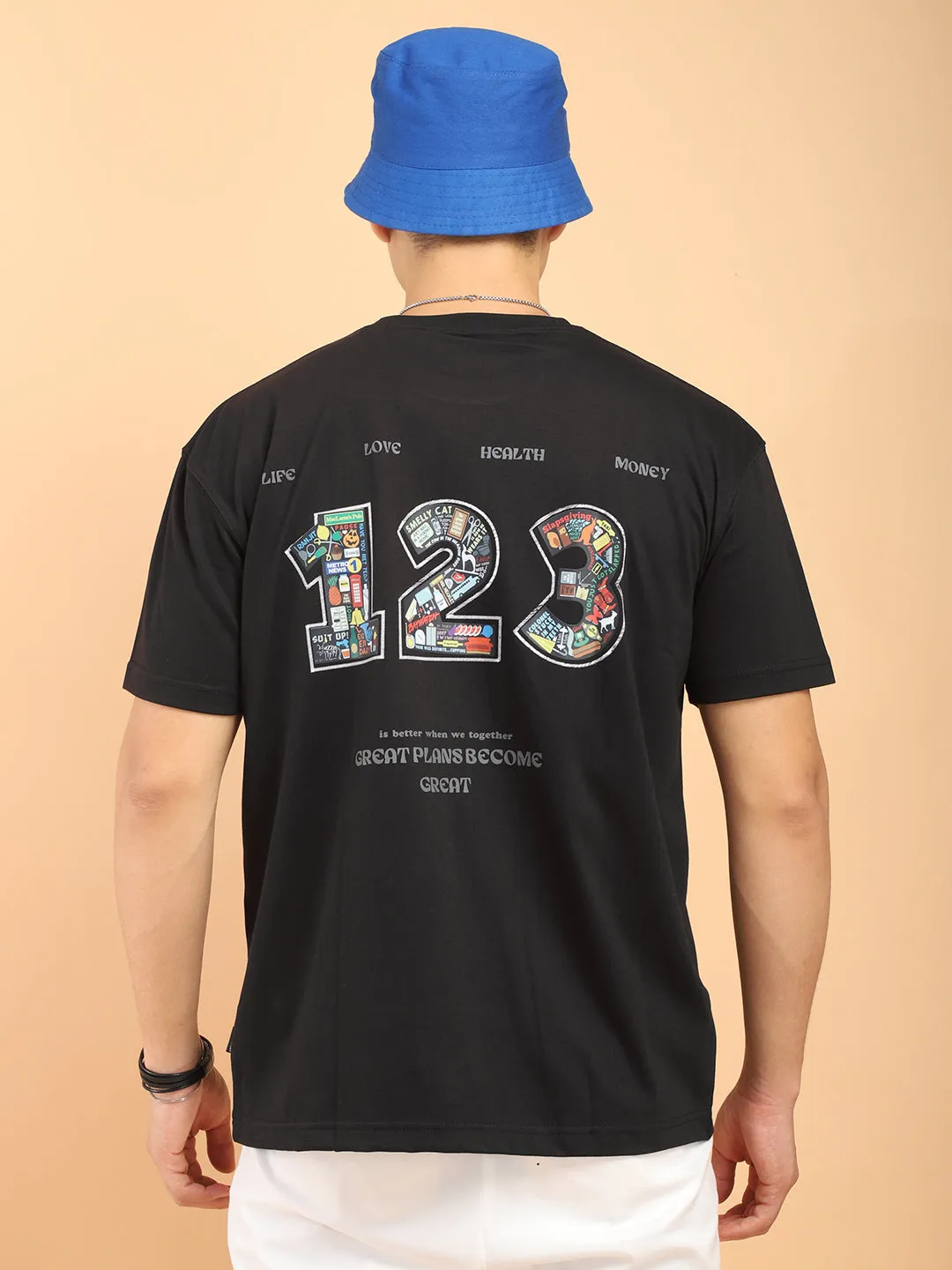 Become One Oversized Black T-Shirt
