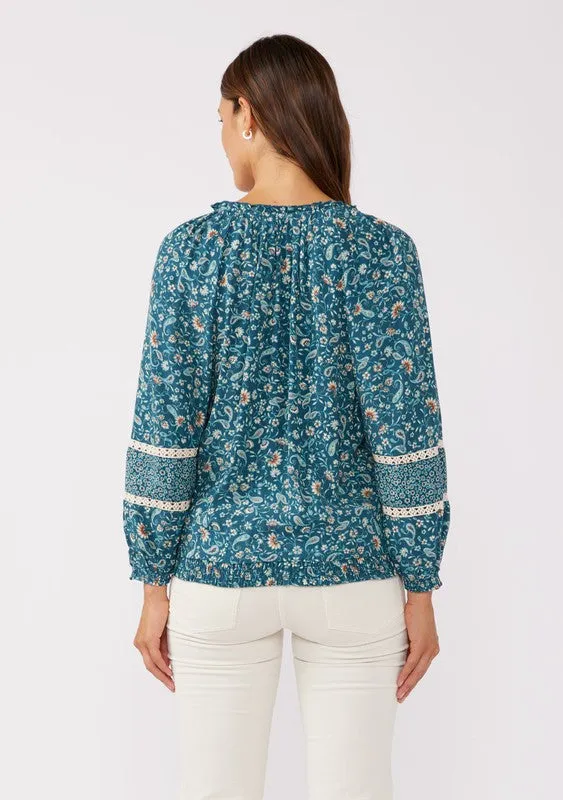 Blue Ridge Beauty Floral Top