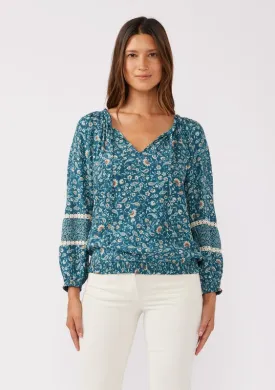 Blue Ridge Beauty Floral Top