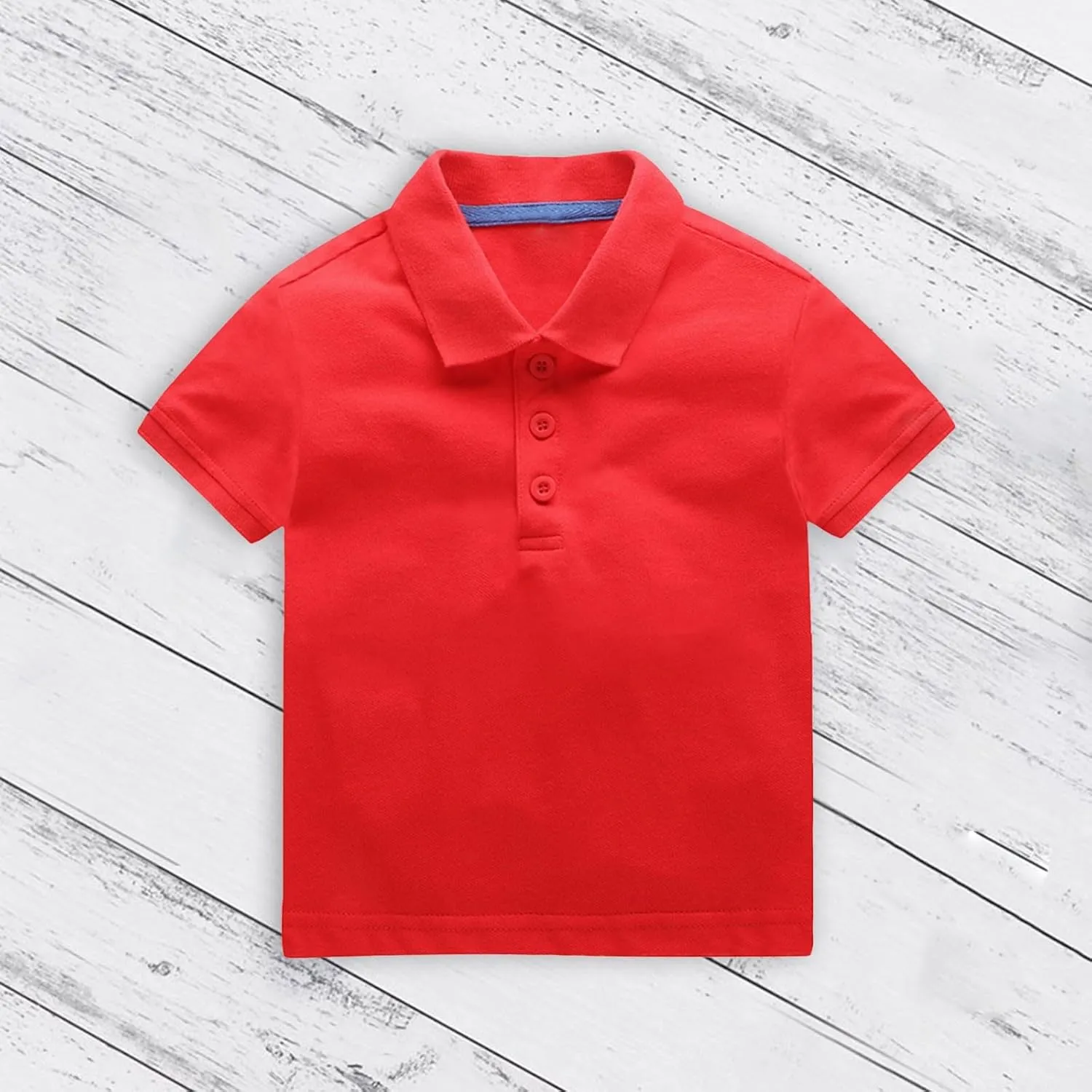 Boys Infant and Toddler Organi Cotton Short Sleeve Crew Neck T-Shirts Toddler Layering Tee Tops Cotton Tees