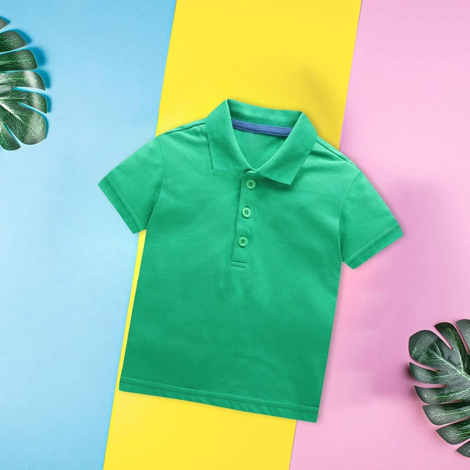 Boys Infant and Toddler Organi Cotton Short Sleeve Crew Neck T-Shirts Toddler Layering Tee Tops Cotton Tees