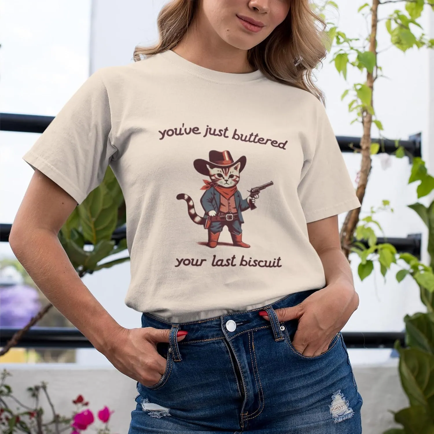 Cat Lover T Shirt, Cute Cat Gifts Shirt for Cat Lovers, Funny Cat Themed Gifts for Women
