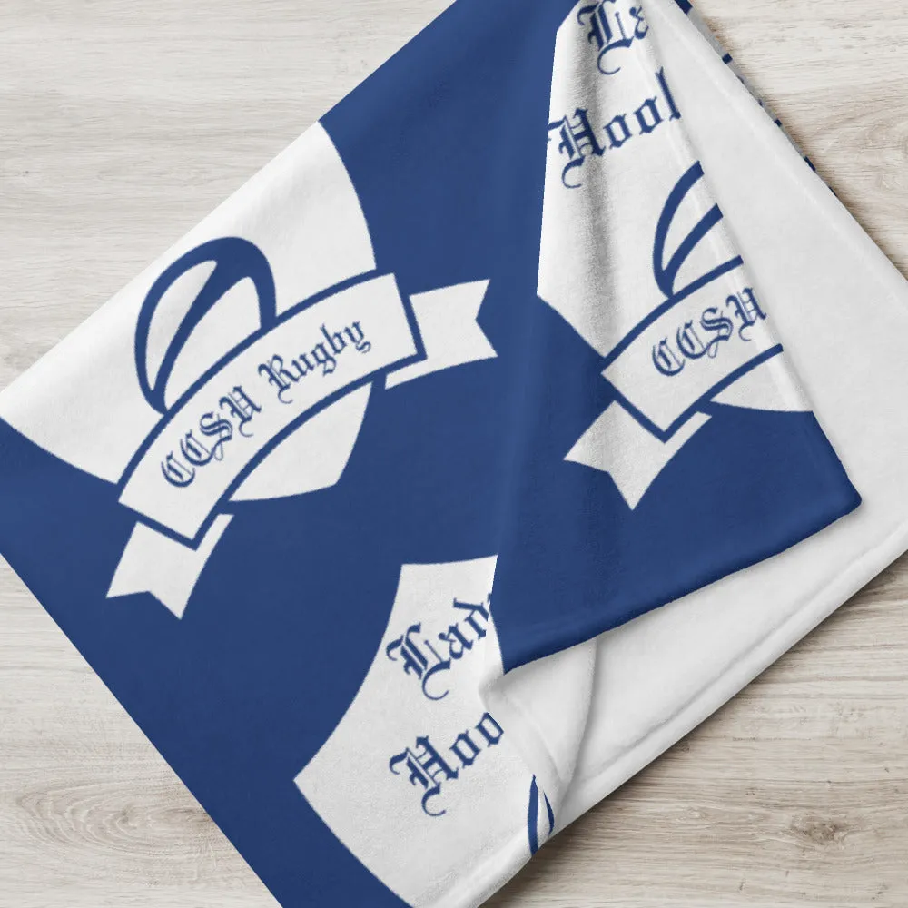 CCSU Lady Hooligans Throw Blanket