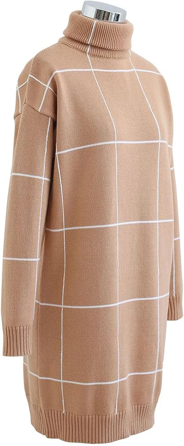 CHICWISH Women's Comfy Casual Long Sleeve Neck Knit Top Pullover Sweater