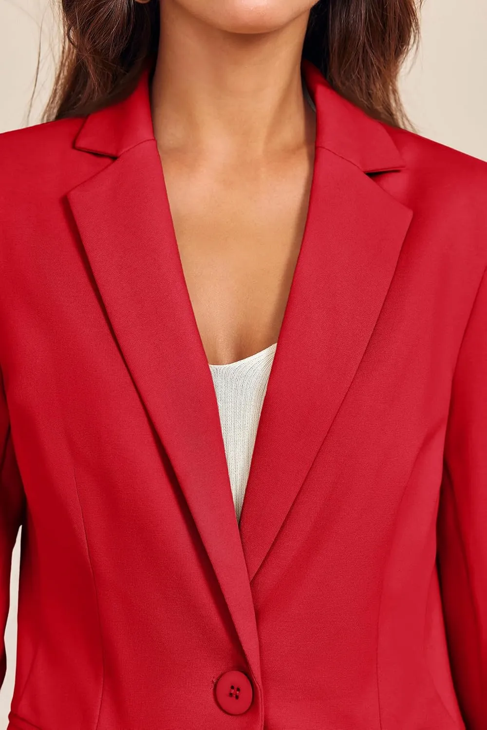 Cicy Bell Womens Long Sleeve Blazers Open Front Business Casual Knit Stretchy Lightweight Suit Jackets