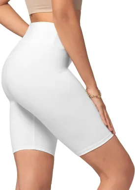 Conceited High Waisted Ultra Soft Leggings for Women - Capri Length and Biker Shorts - Available in Plus Size