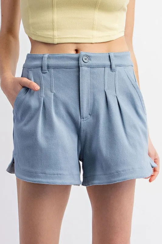 Cotton Stretch Twill Shorts