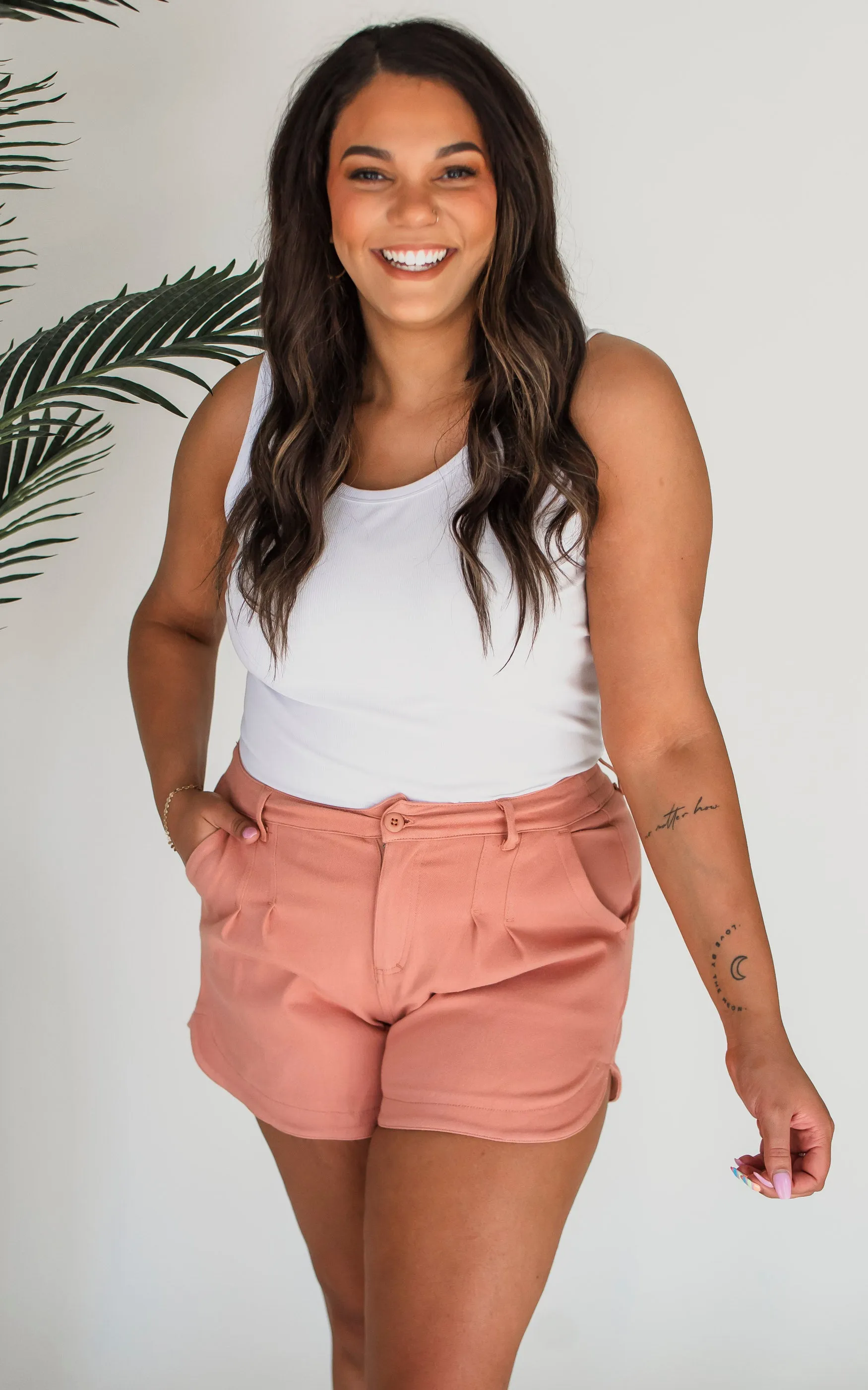 Cotton Stretch Twill Shorts