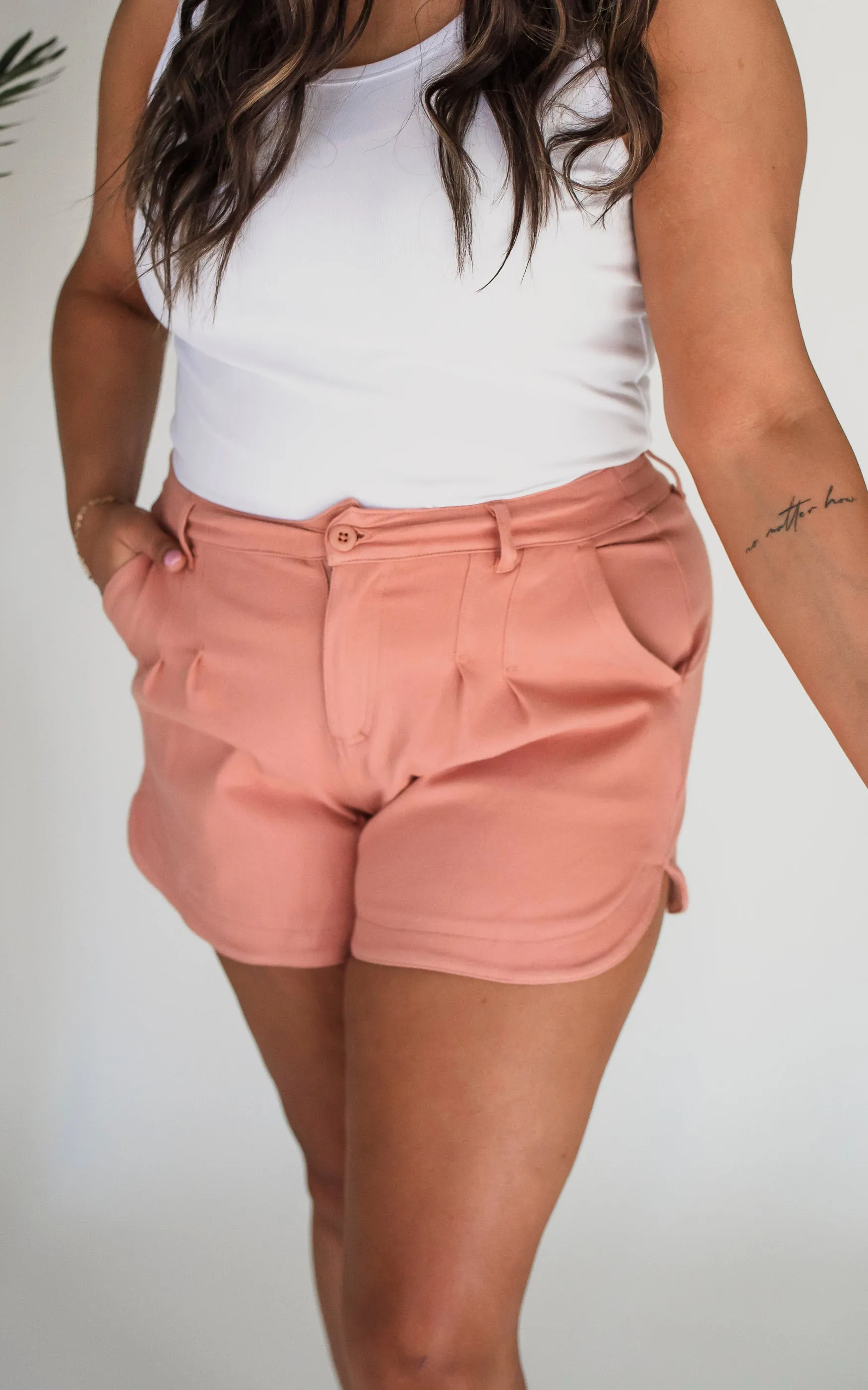 Cotton Stretch Twill Shorts