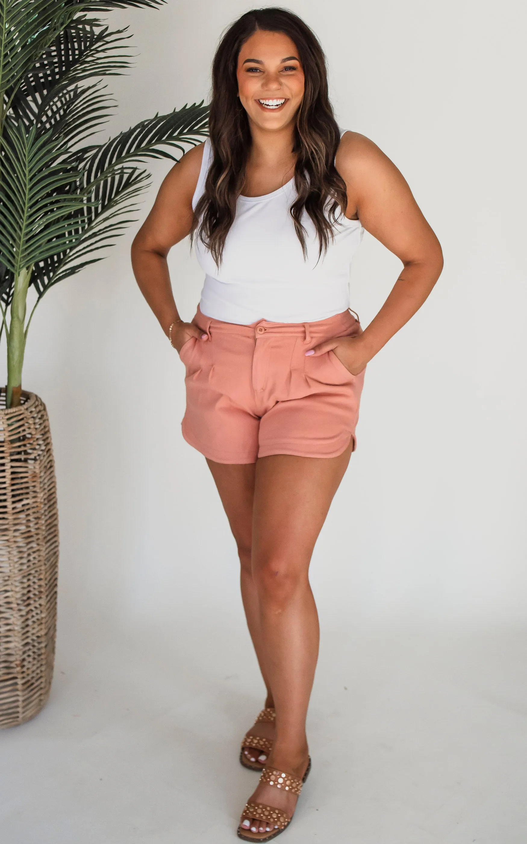 Cotton Stretch Twill Shorts