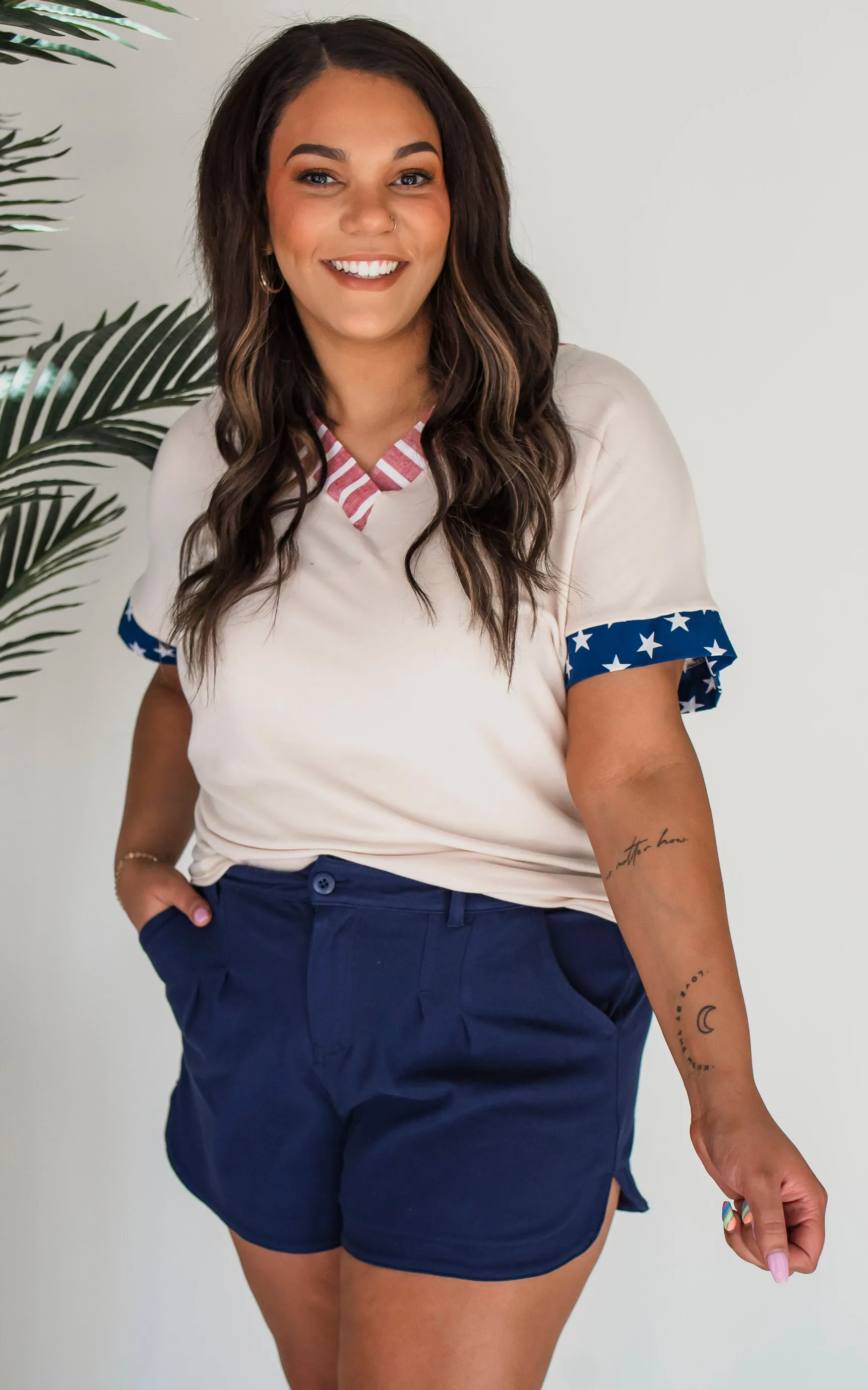 Cotton Stretch Twill Shorts