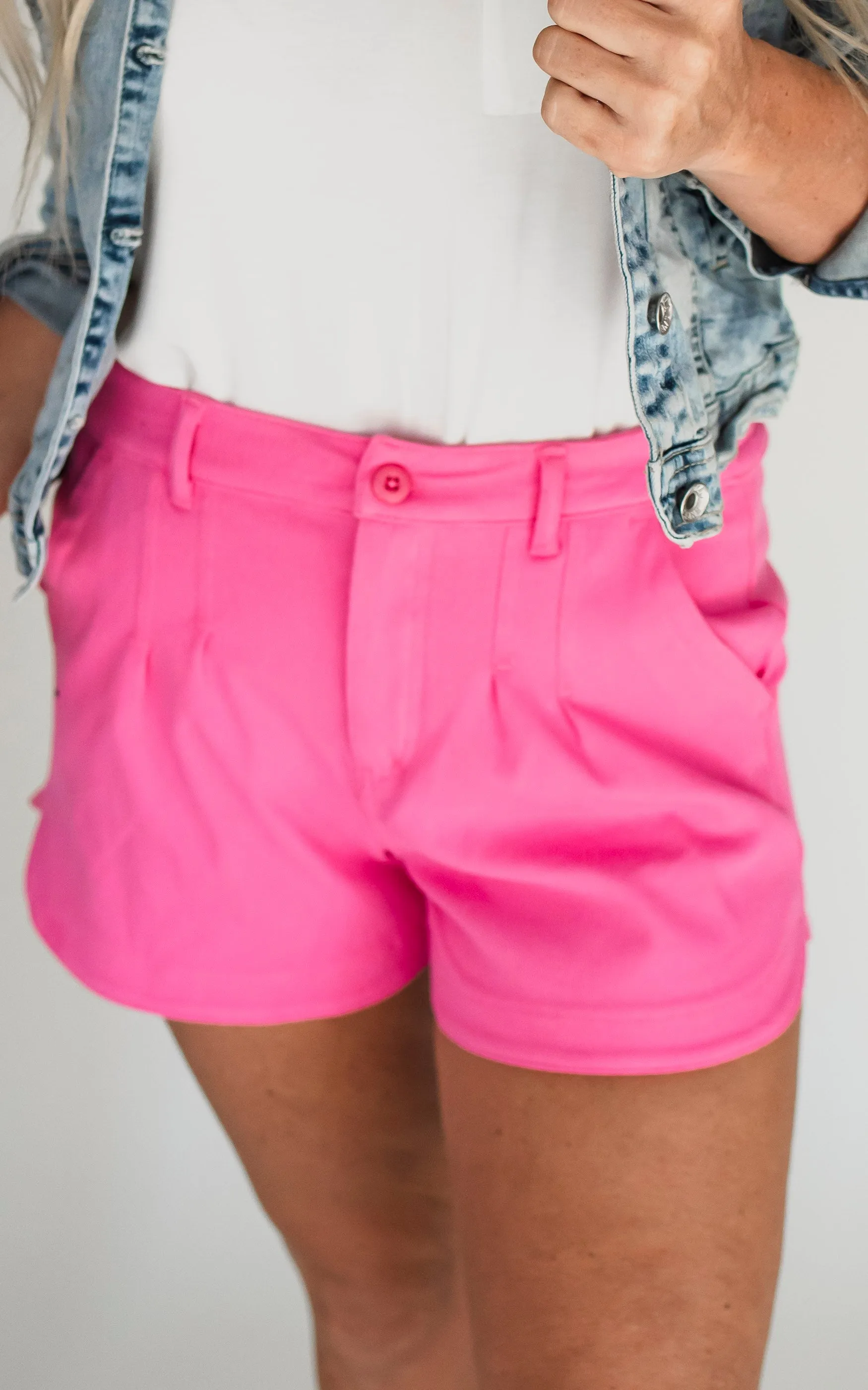 Cotton Stretch Twill Shorts