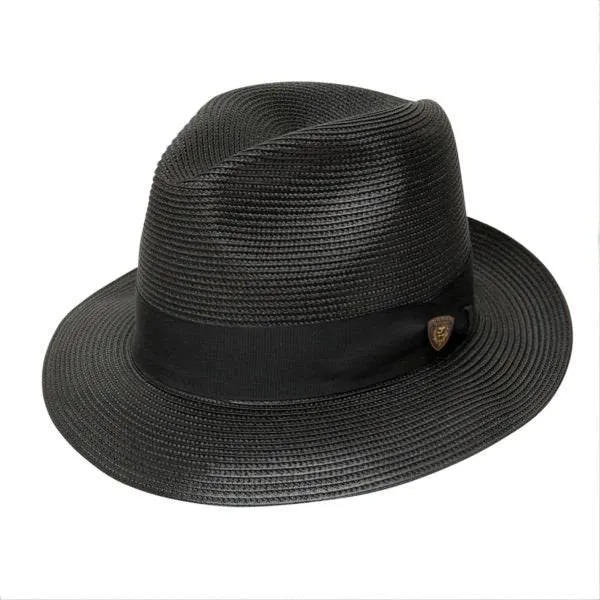 Dobbs Rosebud Straw Hat in Black