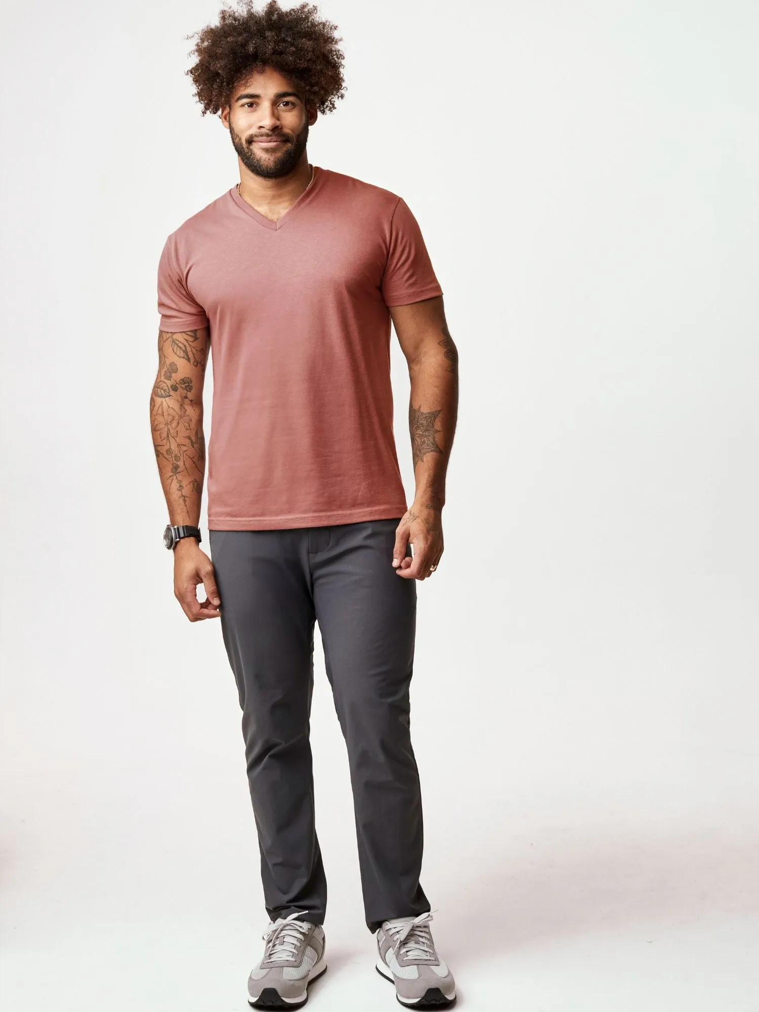Dune Red V-Neck FINAL SALE