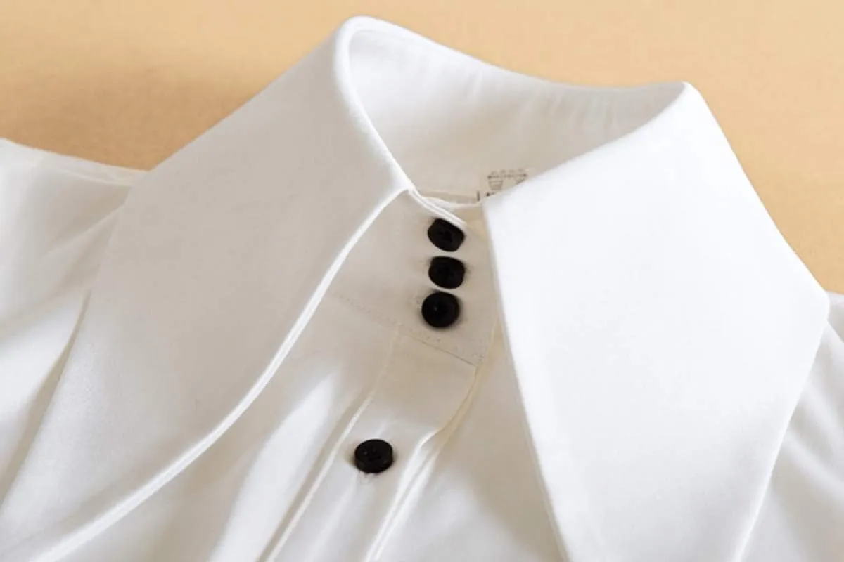 Elegtiskas Detachable Dickey Collar Blouse Half Shirt False Collar for Women and Girl