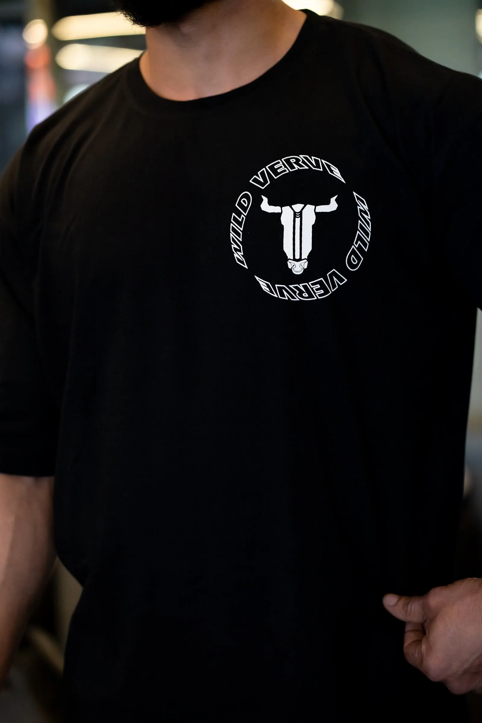 EVERYDAY HUSTLE OVERSIZED T-SHIRT (BLACK)