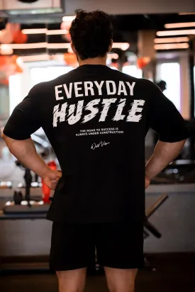 EVERYDAY HUSTLE OVERSIZED T-SHIRT (BLACK)