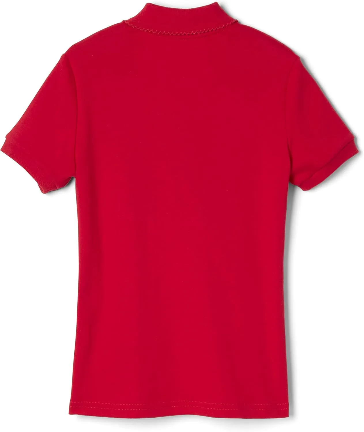 French Toast Girls' Short Sleeve Picot Collar Polo School Uniform Shirt (Standard and Plus)