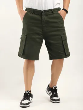 Fusion Green Cotton Shorts
