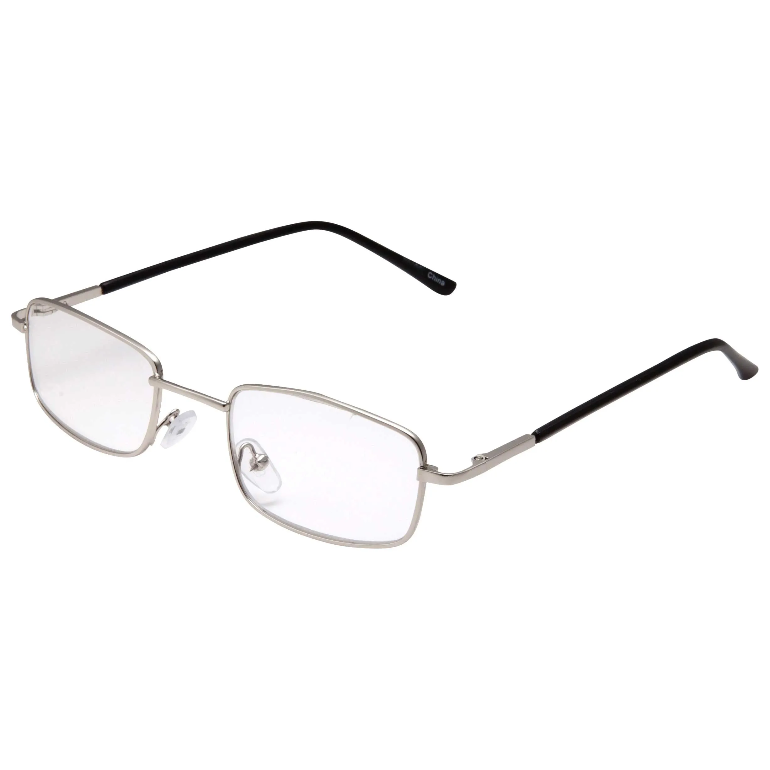 grinderPUNCH Adult Unisex Rectangle Frame Clear Lens Non Prescription Glasses