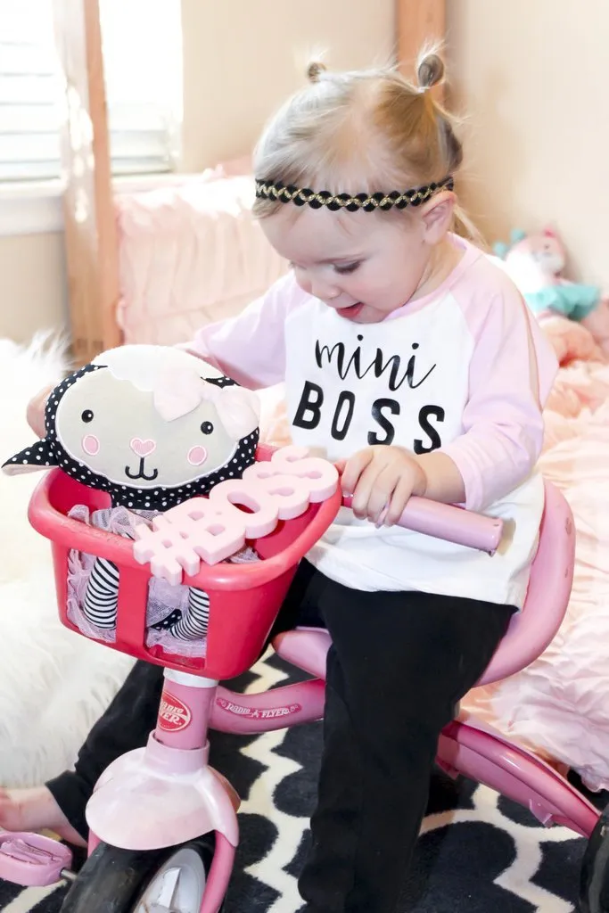 Hudson and Heart #BOSS (Pink) Teether