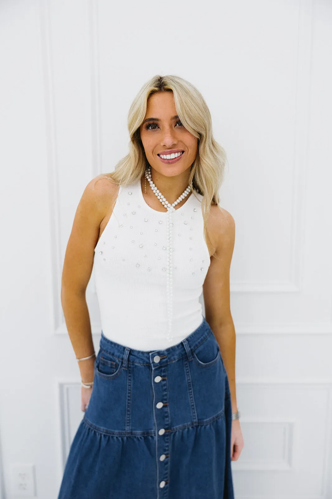 Julian Denim Skirt - Denim