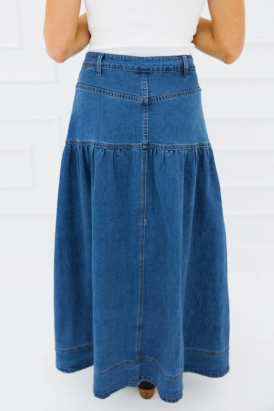 Julian Denim Skirt - Denim