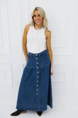 Julian Denim Skirt - Denim