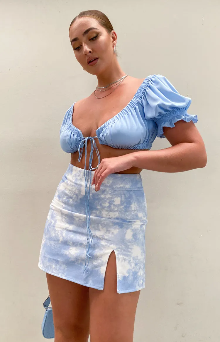 Laura Skirt Tie Dye Denim