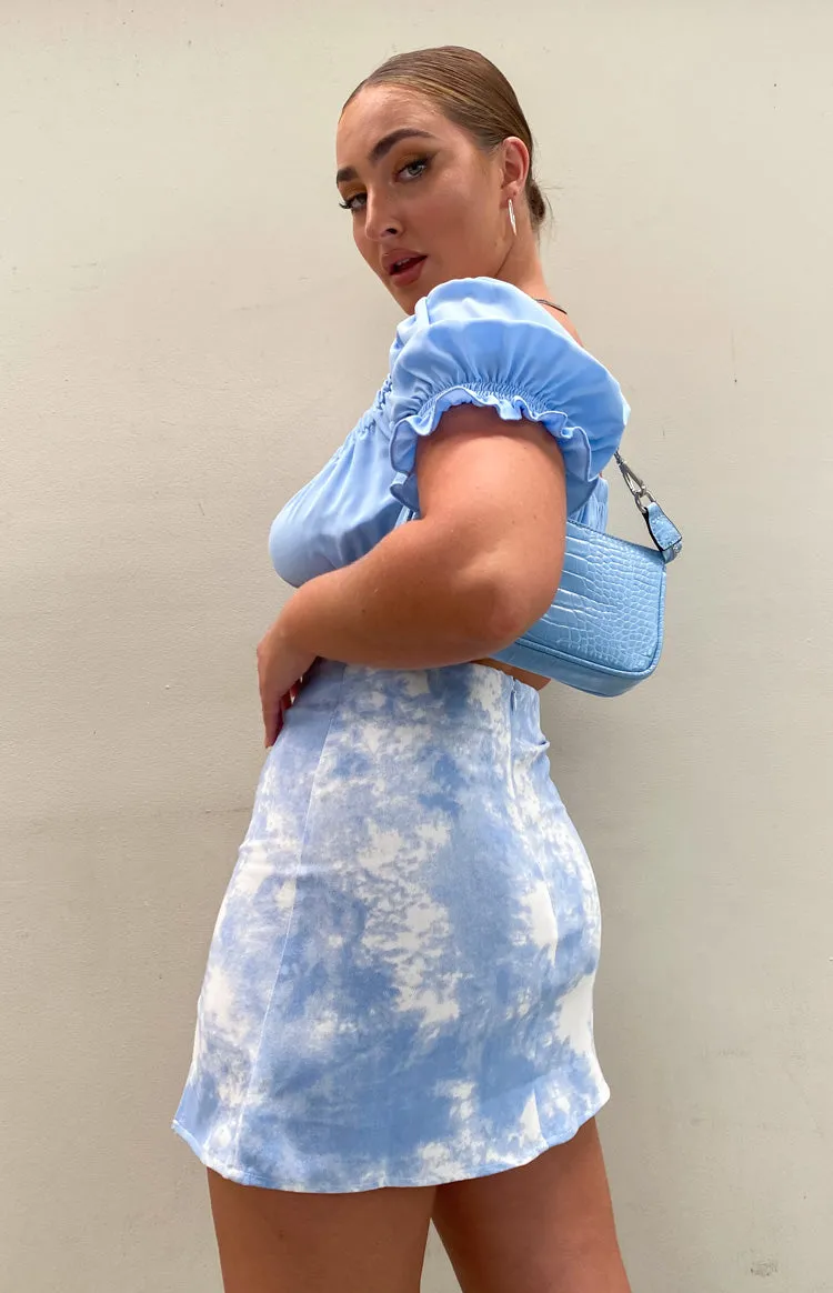 Laura Skirt Tie Dye Denim