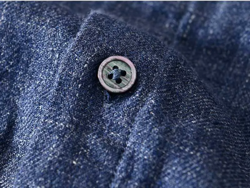 Linen Long Sleeve Shirt Men