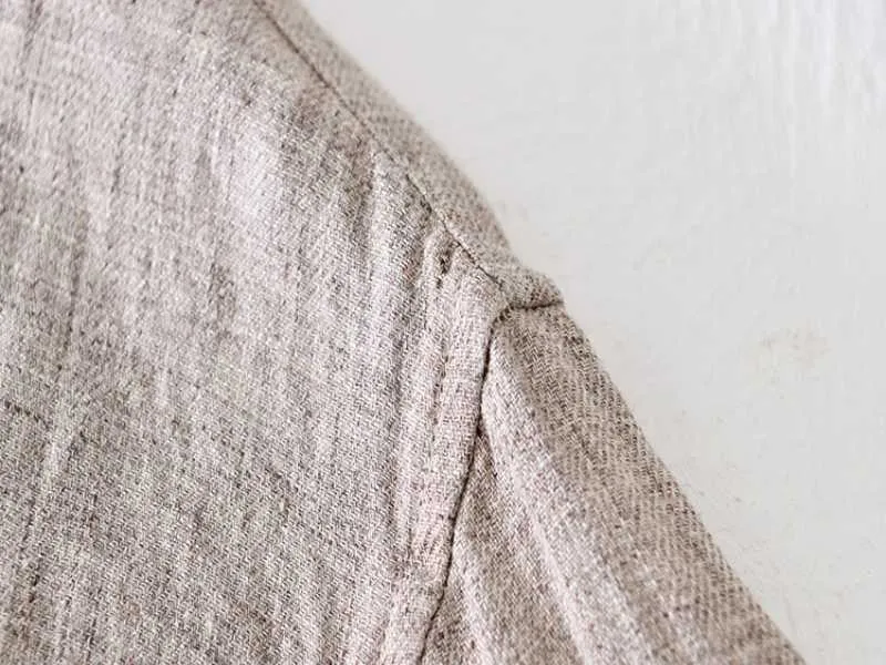 Linen Long Sleeve Shirt Men