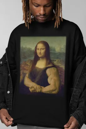Manmaker's Mona Lisa Oversized Gym T-shirt