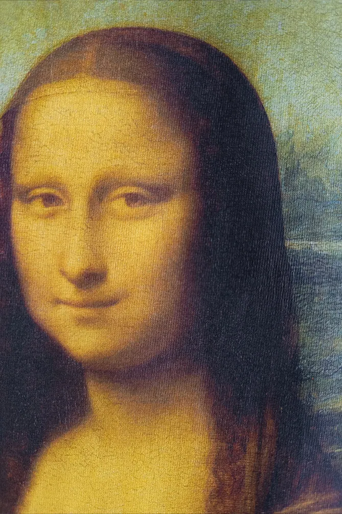 Manmaker's Mona Lisa Oversized Gym T-shirt