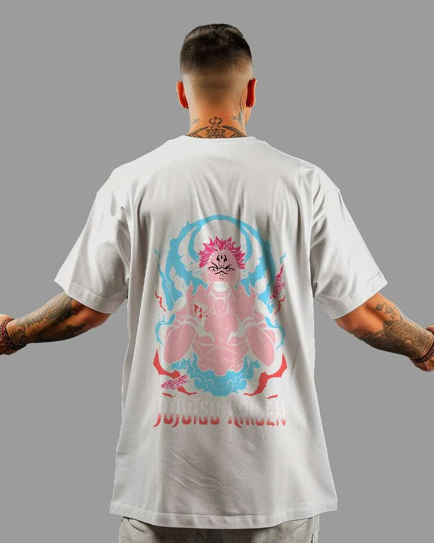 Mens Oversized Tshirt Anime Jujutsu Kaisen 1