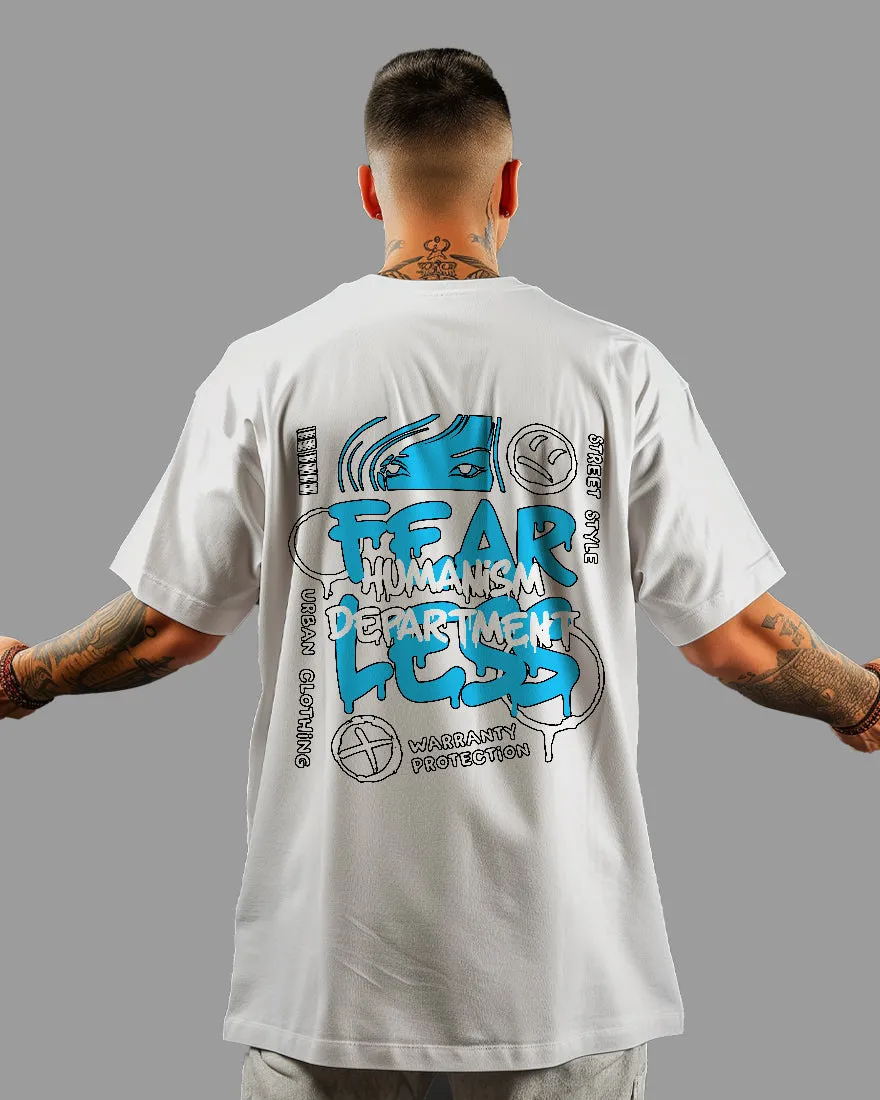 Mens Oversized Tshirt Funky Fearless