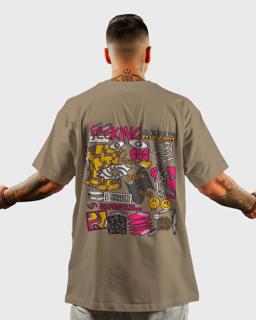 Mens Oversized Tshirt Funky Wisdom