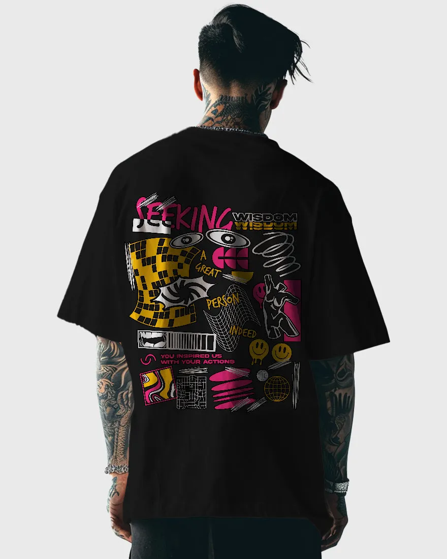 Mens Oversized Tshirt Funky Wisdom