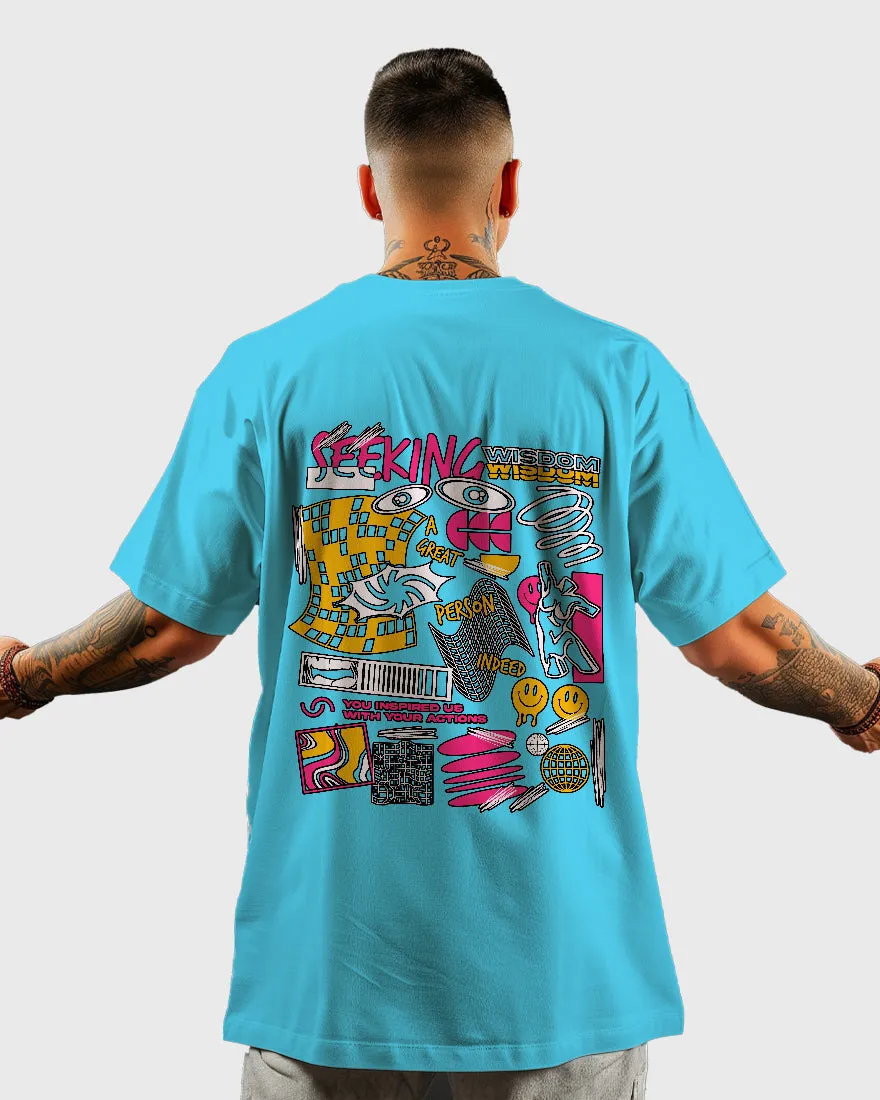 Mens Oversized Tshirt Funky Wisdom