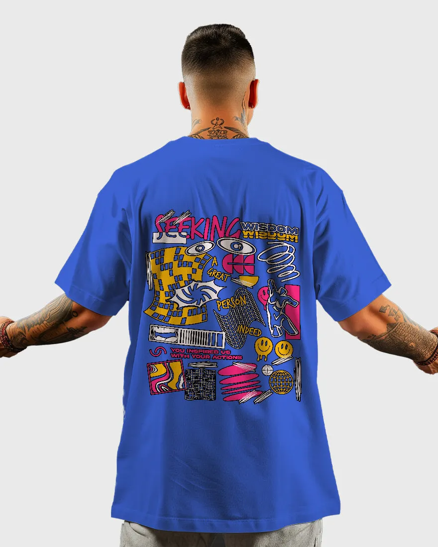Mens Oversized Tshirt Funky Wisdom