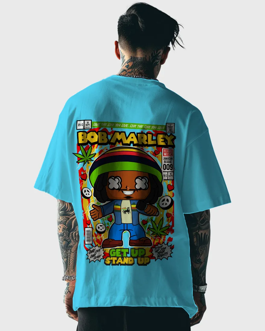 Mens Oversized Tshirt Movies Bob Marley