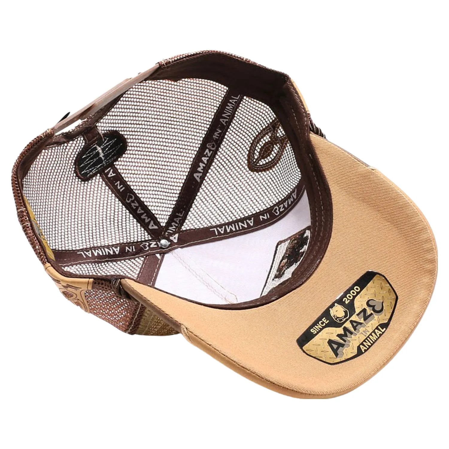 New Straw San Luis Potosi Hat (Khaki/Brown)